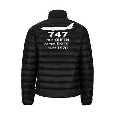 BOEING 747 Men's Stand Collar Padded Jacket e-joyer